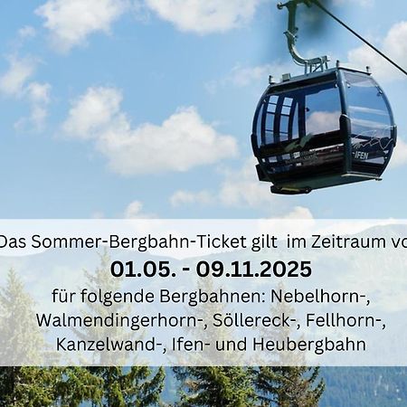 Bergfex Falkenberg 304 Mit Sommer-Bergbahnticket Oberstdorf Exteriör bild